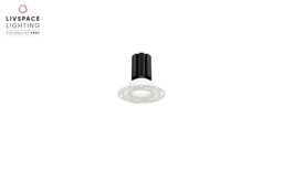 Livspace Roxy Trimless Recess Spotlight - 8W Neutral White | White