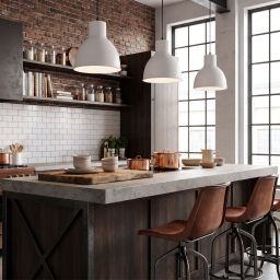 Livspace Stefan White Metal Pendant Light | White