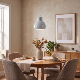 Livspace Zulia Apple White Metal Pendant Light | White