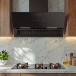 Optima 90 cm Inclined Chimney | Ducted 1200 m3/h Suction | Auto Clean