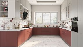 Bumble Bee U-Shaped Modular Kitchen