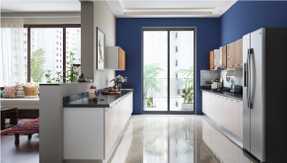 Modern parallel kitchen