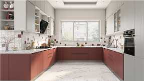 Premium U-shaped kitchen