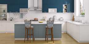 Open Trooper Island Modular Kitchen Design