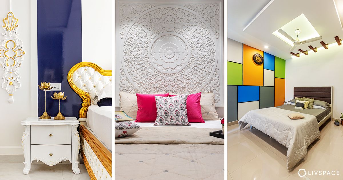 POP Design for Bedroom Interiors | Latest POP Designs by Livspace