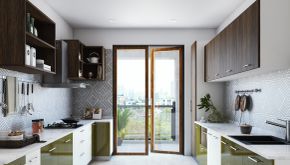Elegant Parallel Kitchen