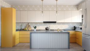 Elegant island kitchen