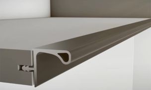 Gola profiles, Anodised silver