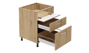 Hob Unit, 1 Flap Down, 2 Drawers