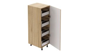 Mid-tall Unit, 4 SS Drawers