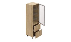 Tall Unit, 2 Drawers (2L), 3 Shelves