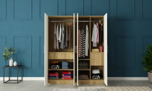 Swing 4-Door, 3 Drawers, 2100 mm