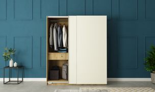 Overlay Sliding 2-Door, 3 Drawers, 2100 mm