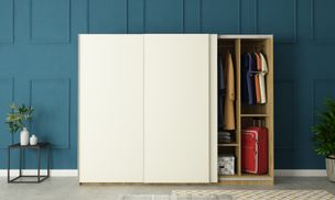 Overlay Sliding 3-Door, Design-AAC, 2100 mm