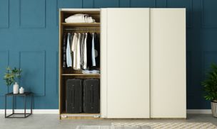 Overlay Sliding 3-Door, Design-AAB, 2400 mm