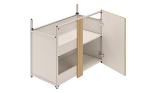 Blind Corner Unit, 1 Shelf