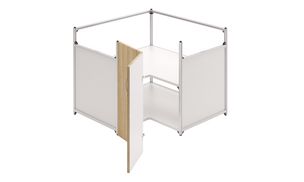 L Corner Unit, 1 Shelf