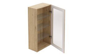 Wall Vetrina Unit, 3 Shelves