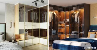 corner wardrobe design