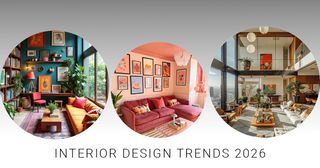 Modern interior design trends 2026 living room with warm neutrals