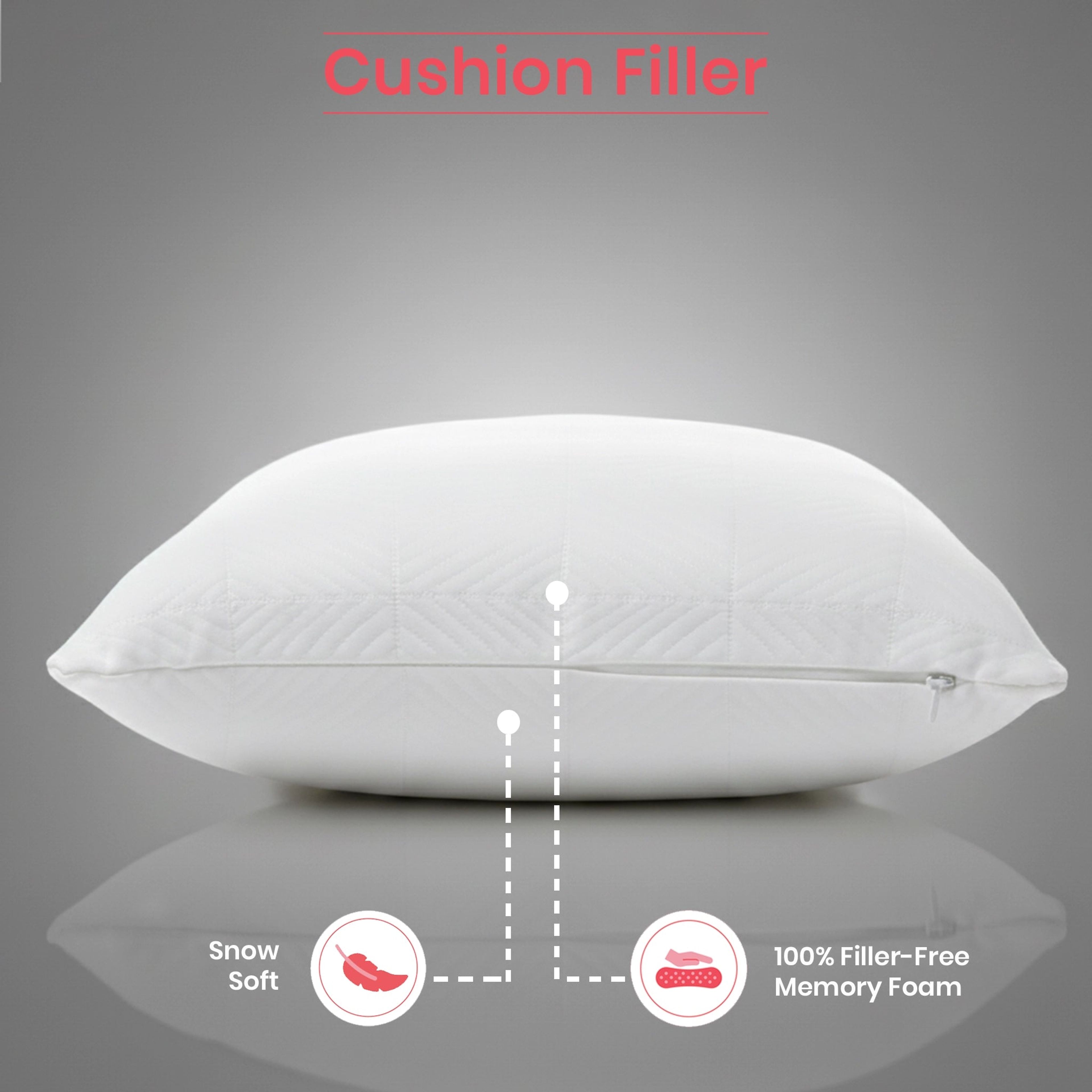 Snow Puff | Memory Foam Cushion Filler