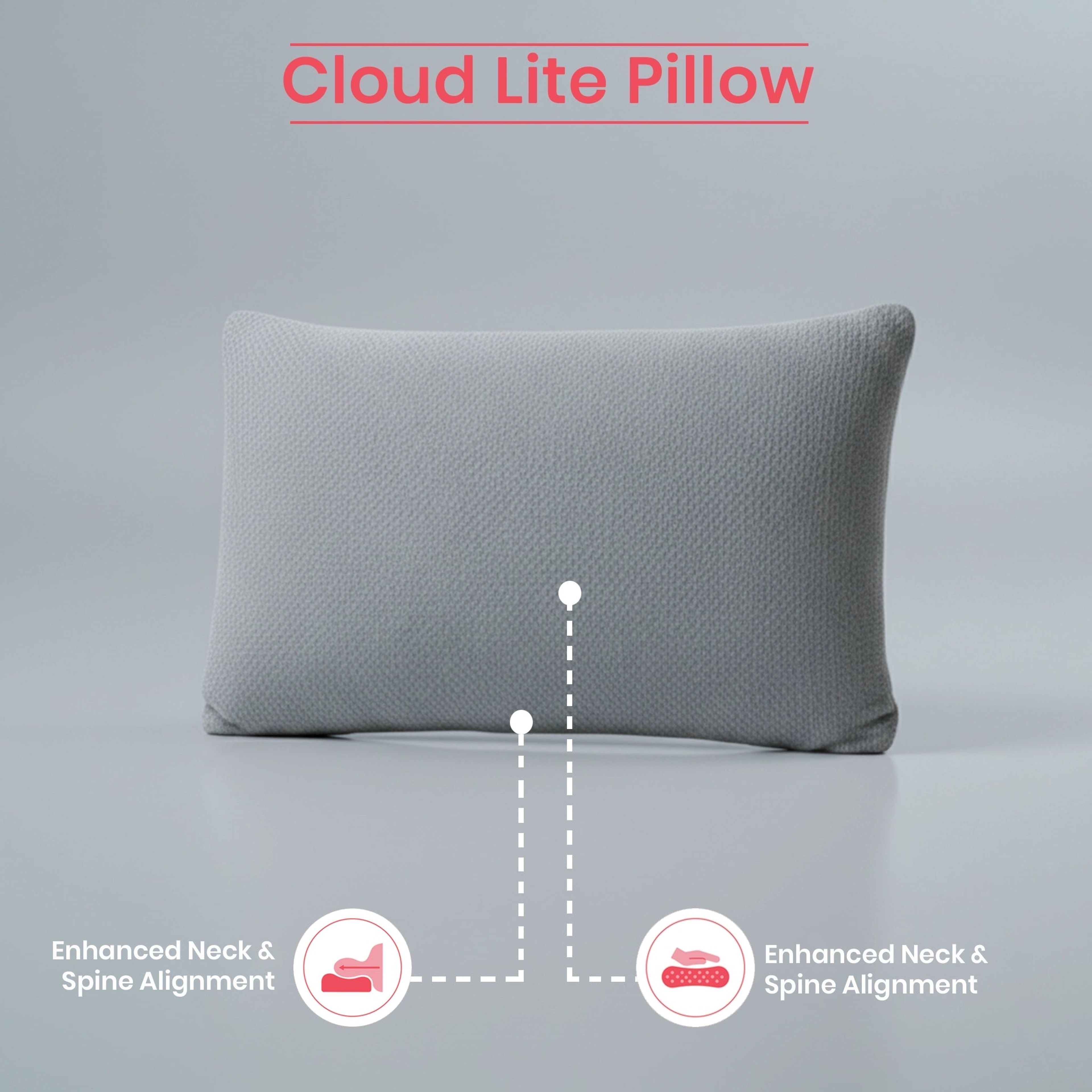 Cloud Lite | Ultra Slim Memory Foam Pillow