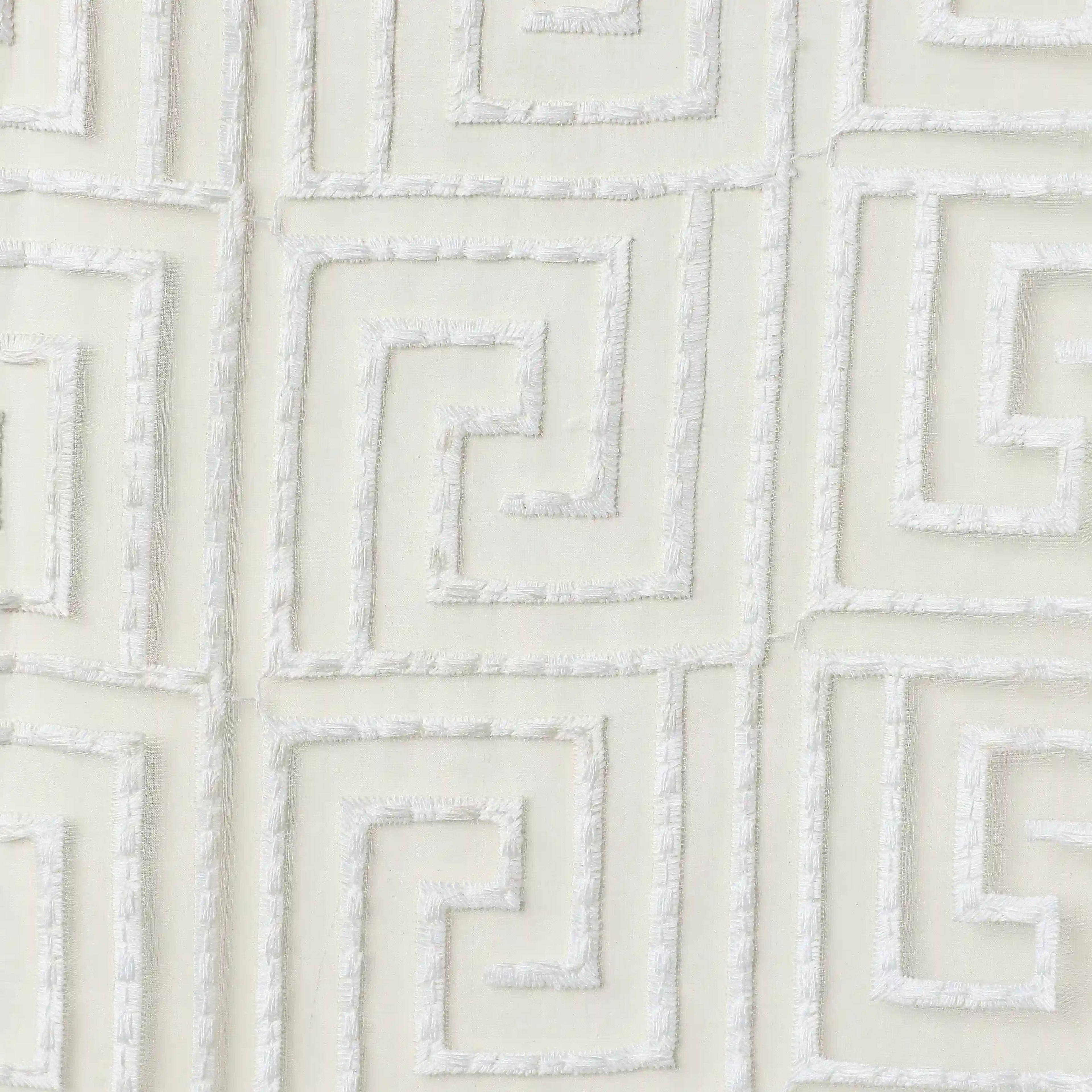 Velina Set of 2 Embroidered Sheer Readymade Curtains | Modern Maze