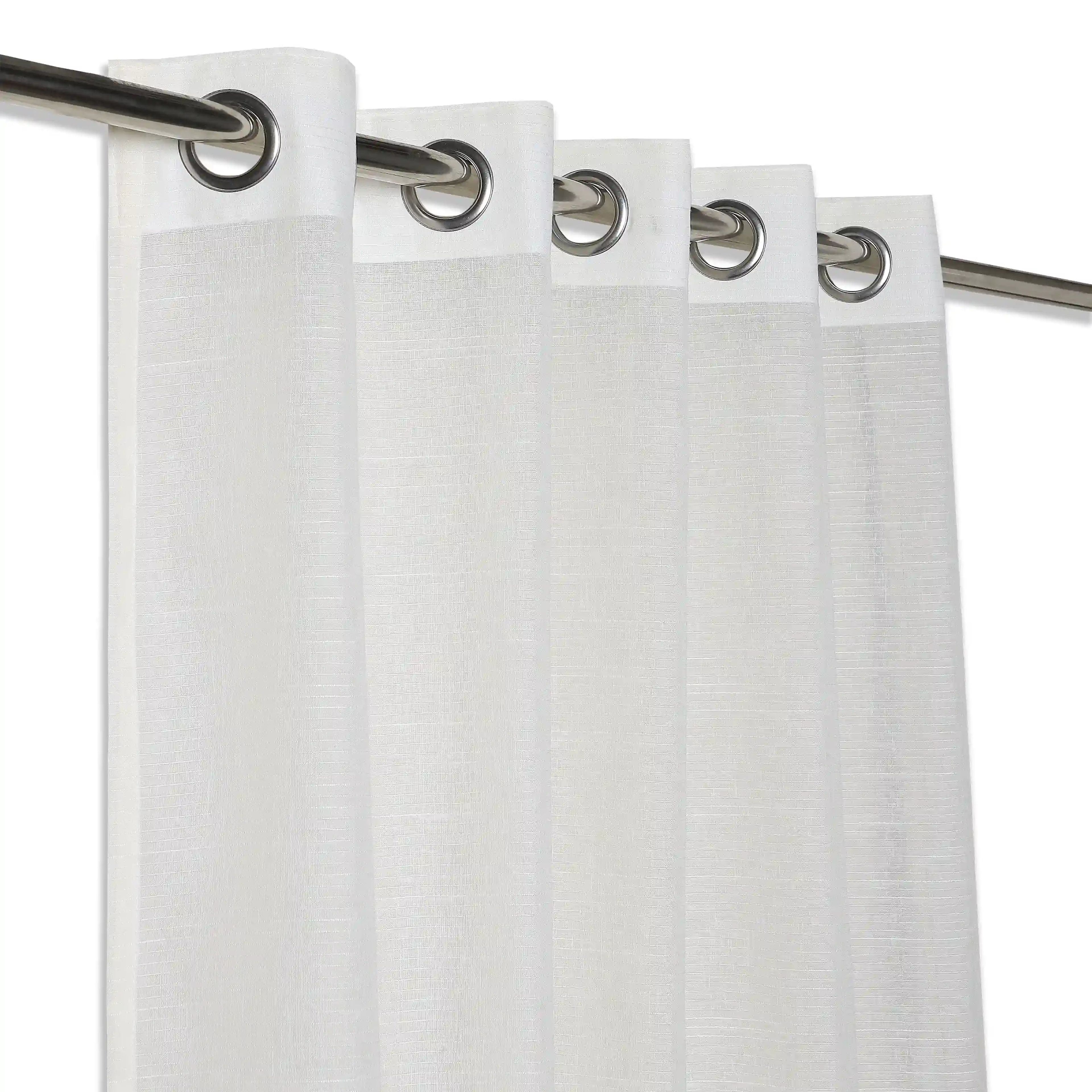 Velina Set of 2 Sheer Readymade Curtains | Tinted Hues