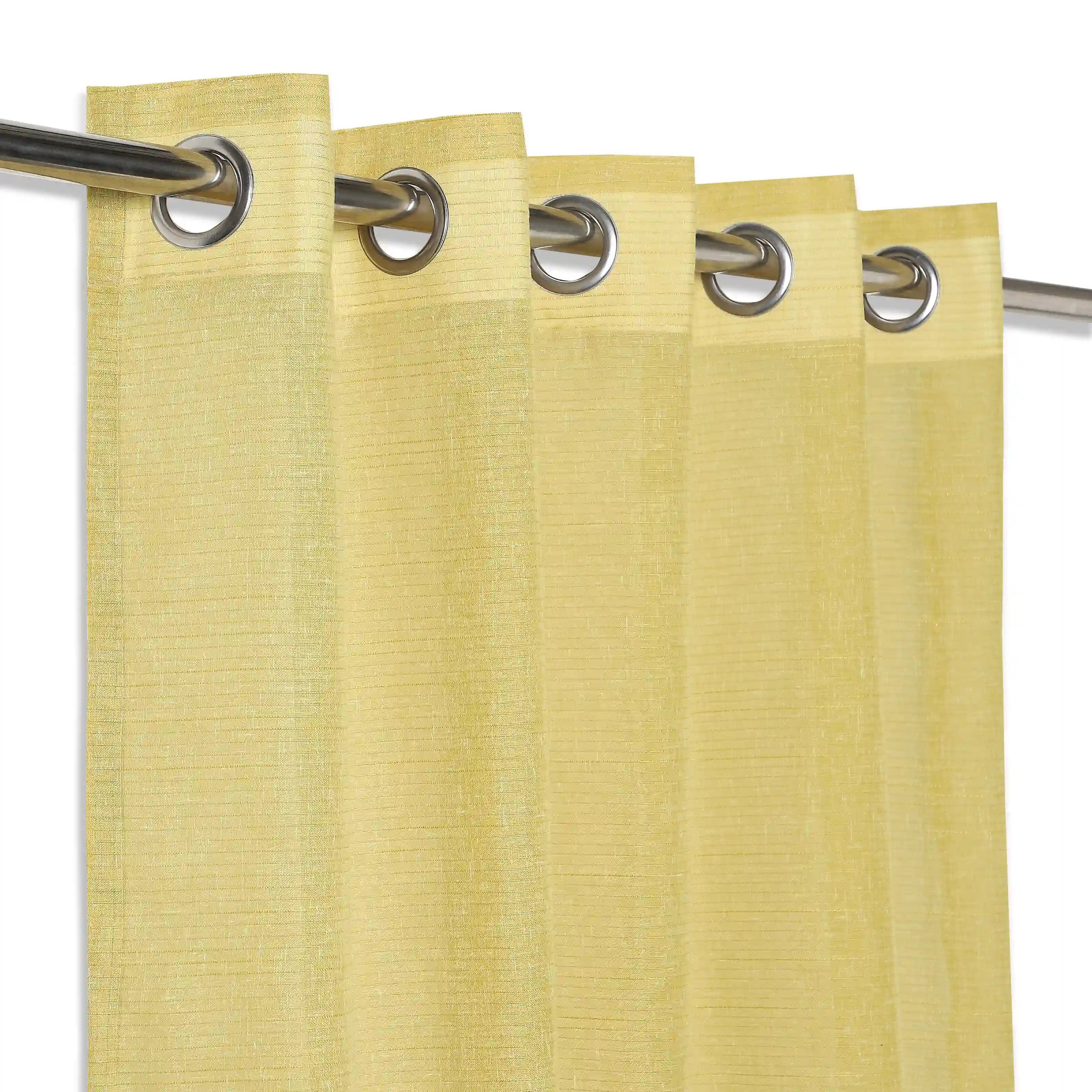 Velina Set of 2 Sheer Readymade Curtains | Tinted Hues