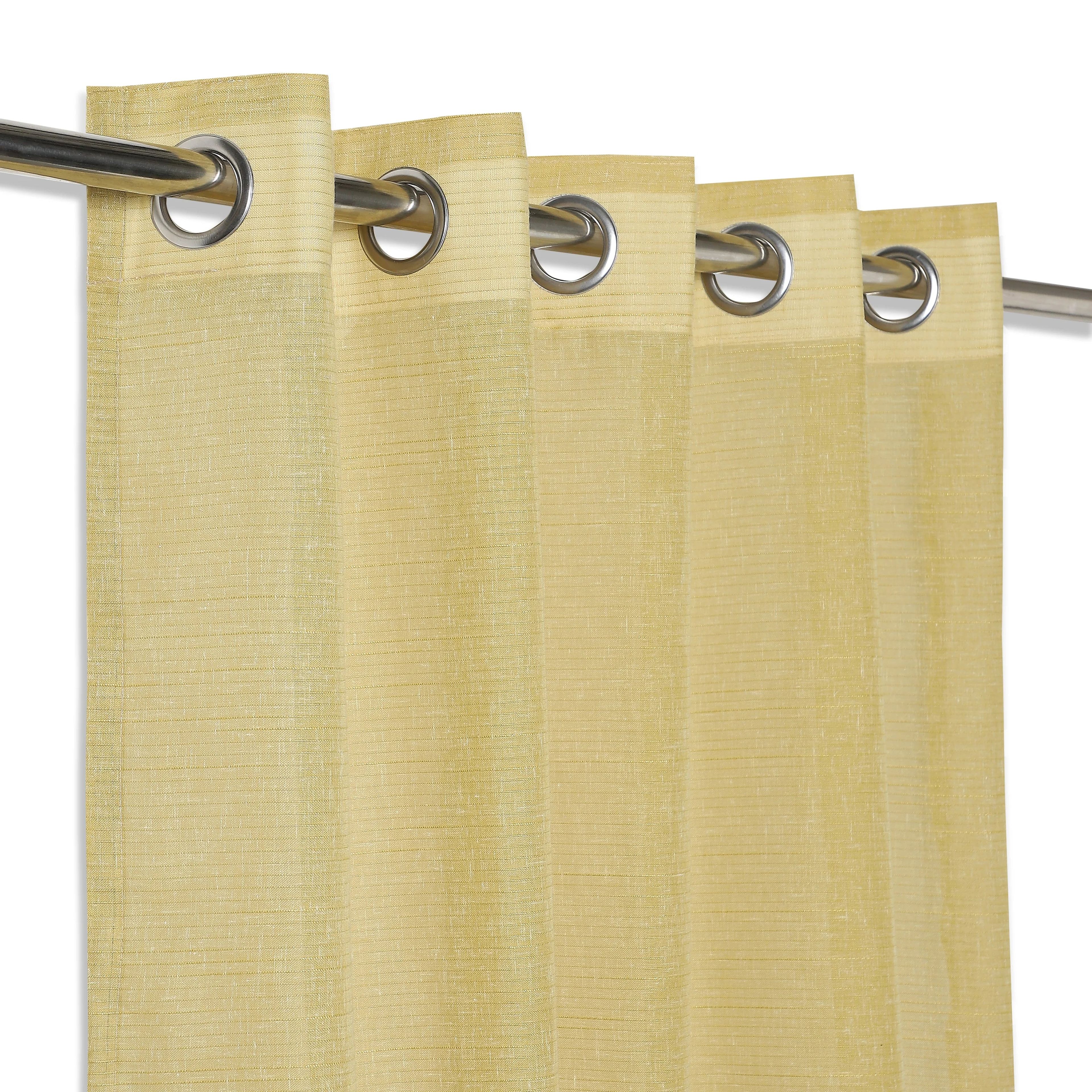 Velina Set of 2 Sheer Readymade Curtains | Tinted Hues