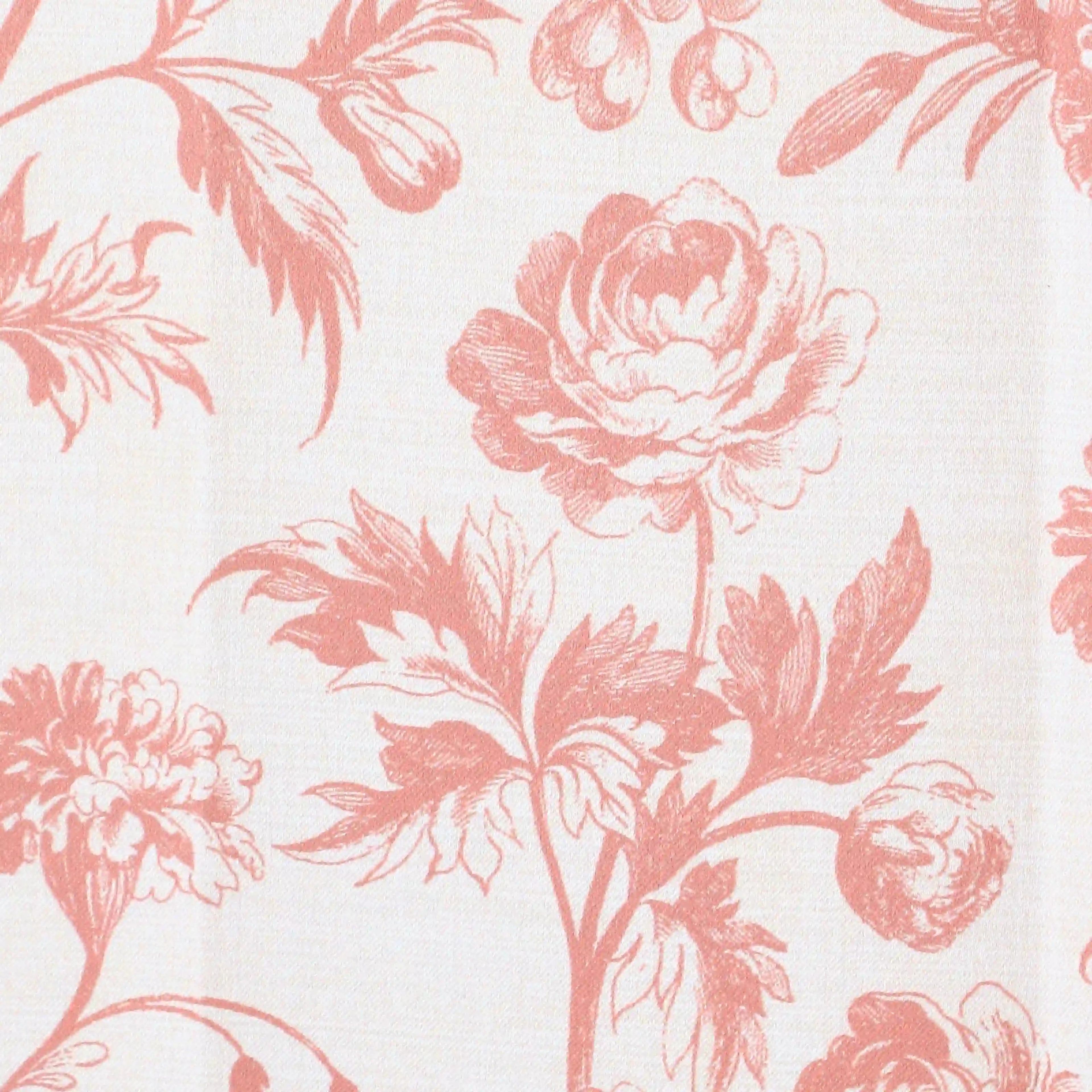 Bloomshire Classic Set of 2 Printed Readymade Curtains | Shadow Bloom