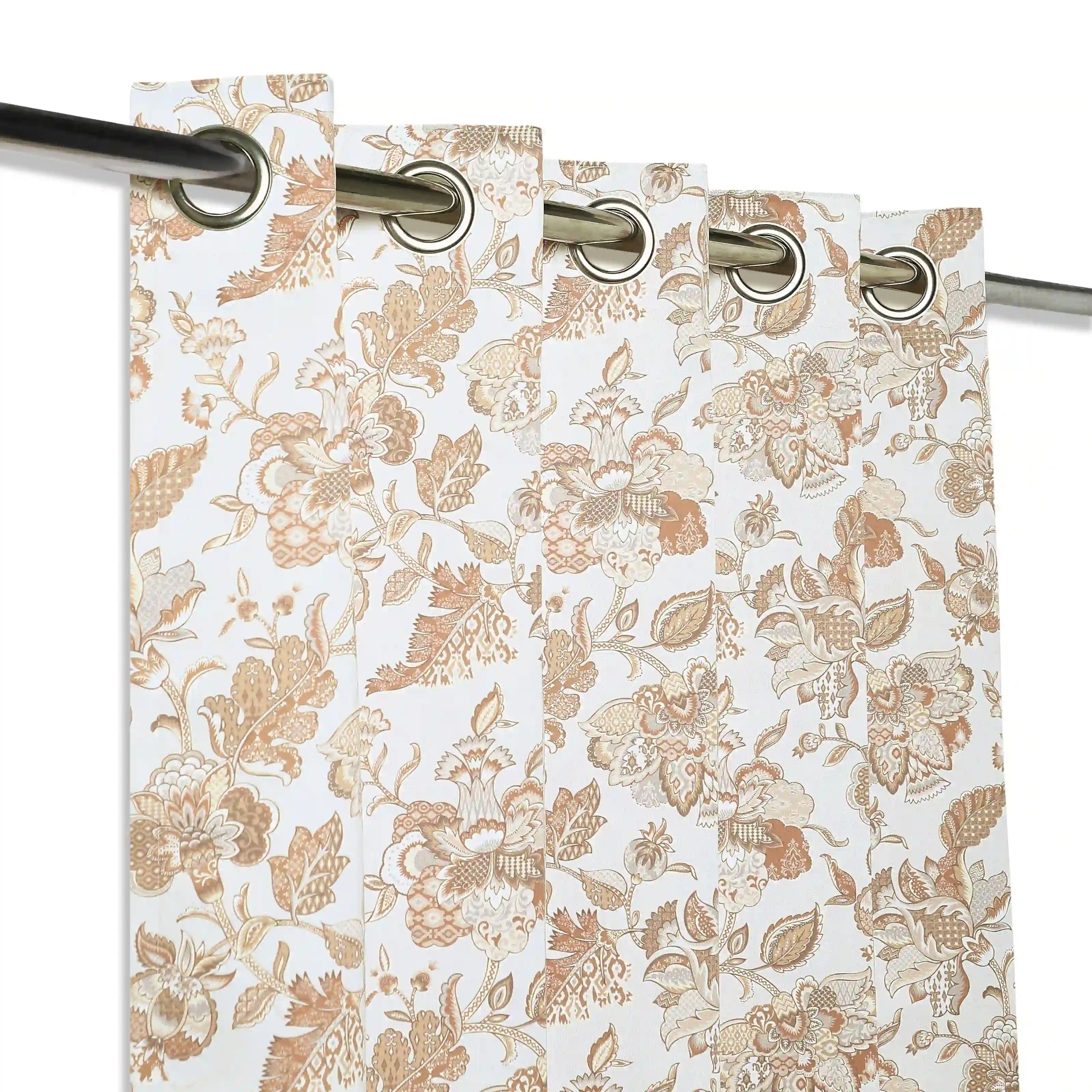 Bloomshire Classic Set of 2 Printed Readymade Curtains | Classic Chintz