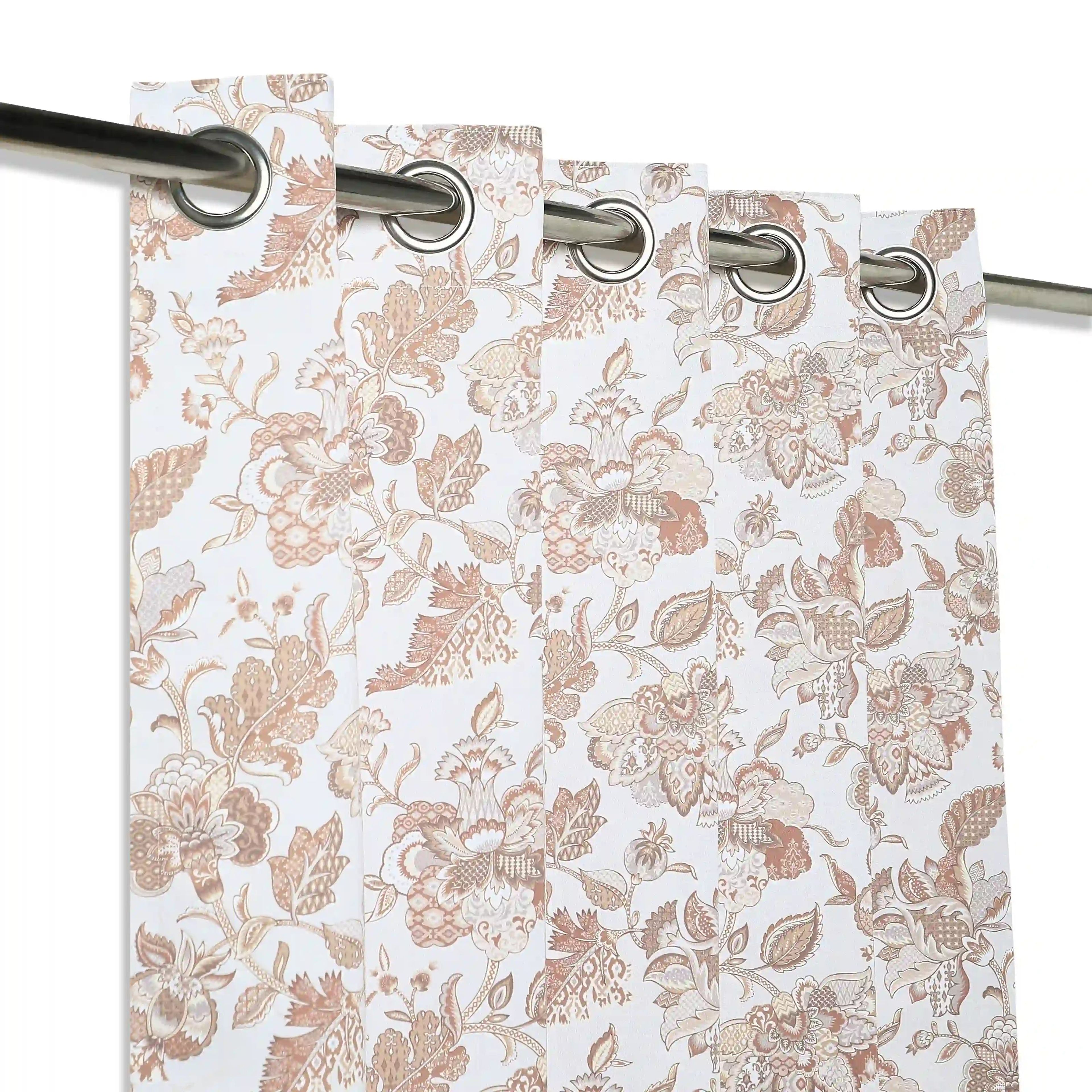 Bloomshire Classic Set of 2 Printed Readymade Curtains | Classic Chintz