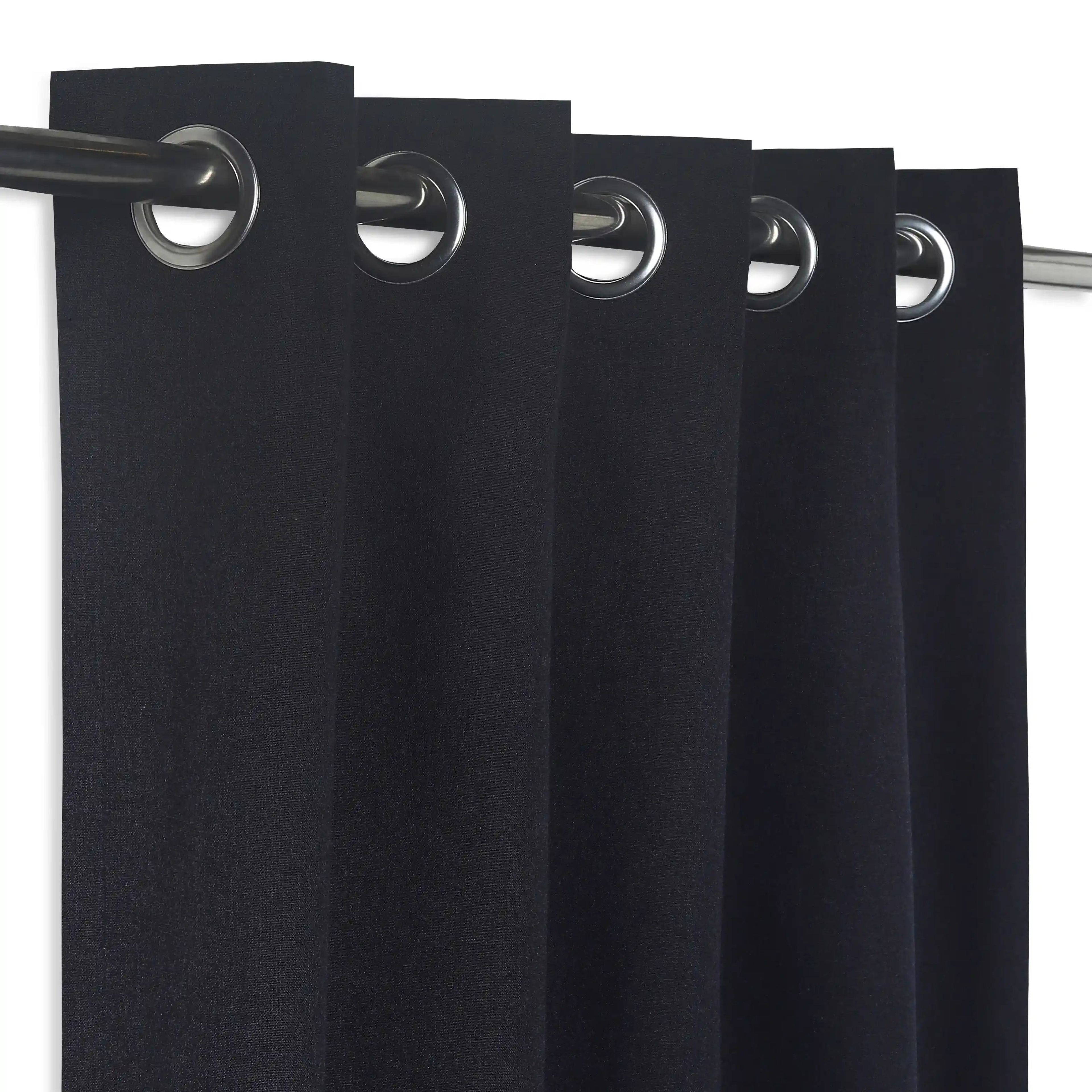 Pelushe Set of 2 100% Cotton Solid Readymade Curtains | Everyday Hues