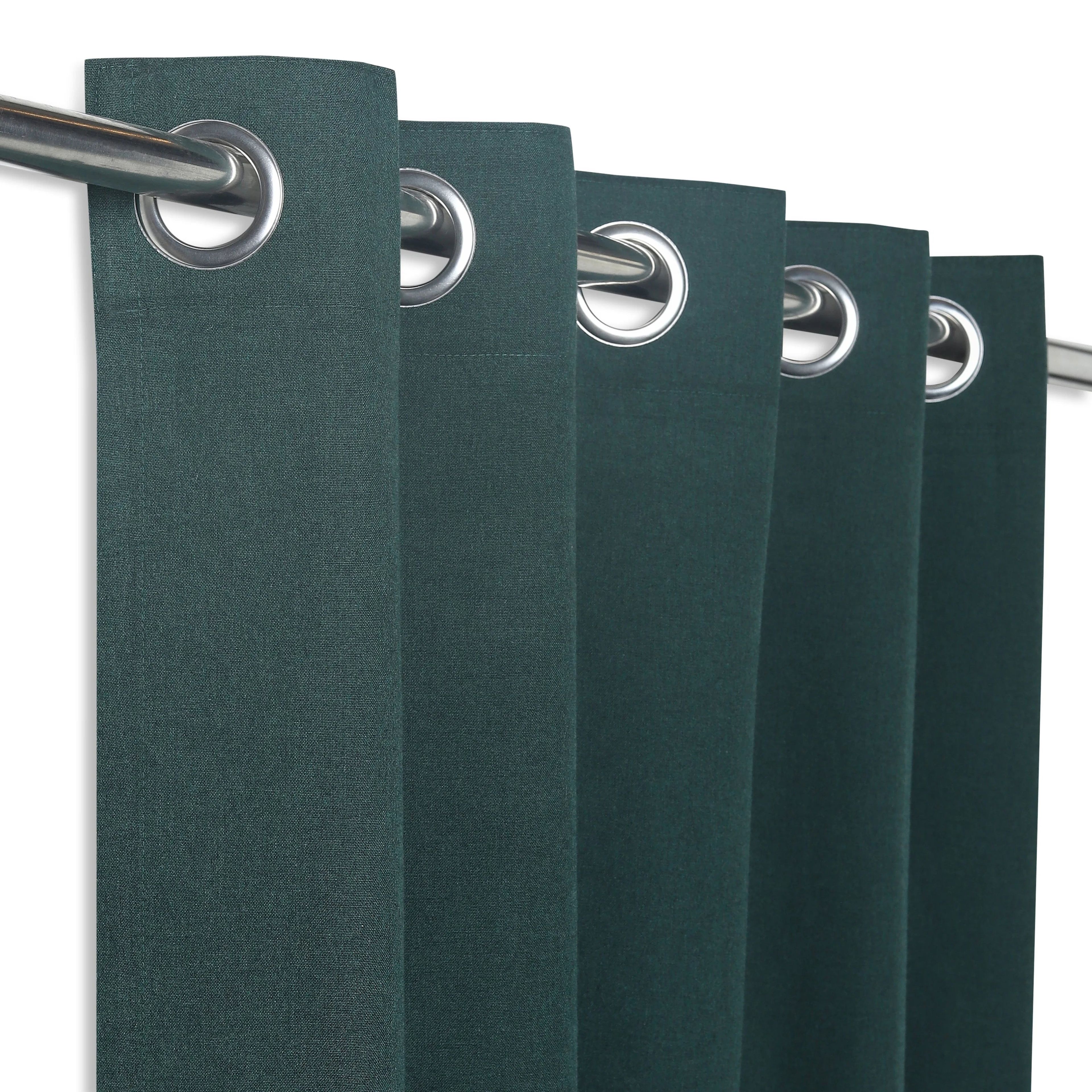 Pelushe Set of 2 100% Cotton Solid Readymade Curtains | Everyday Hues