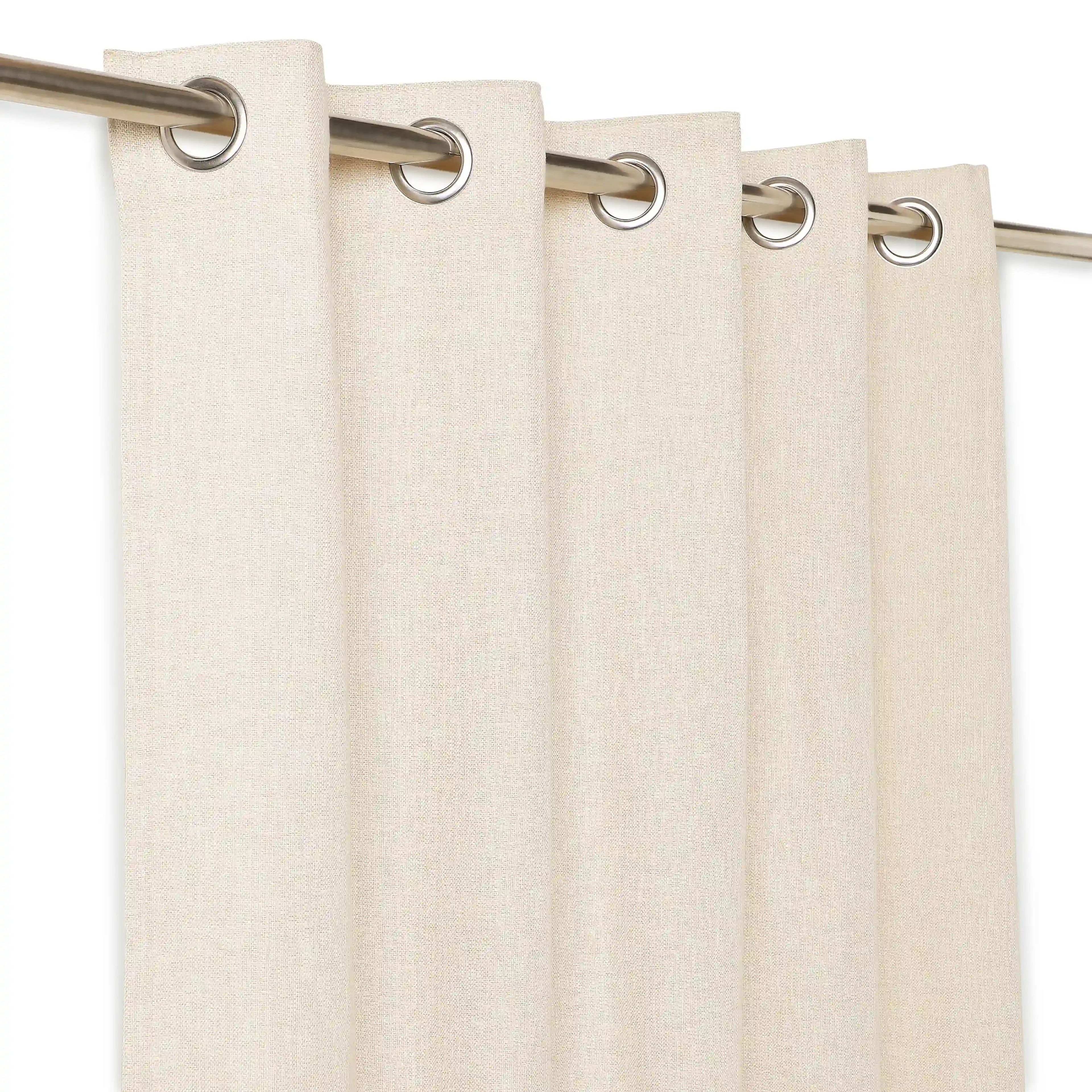 Paleto Set of 2 Solid Readymade Curtains | Earthen Hues