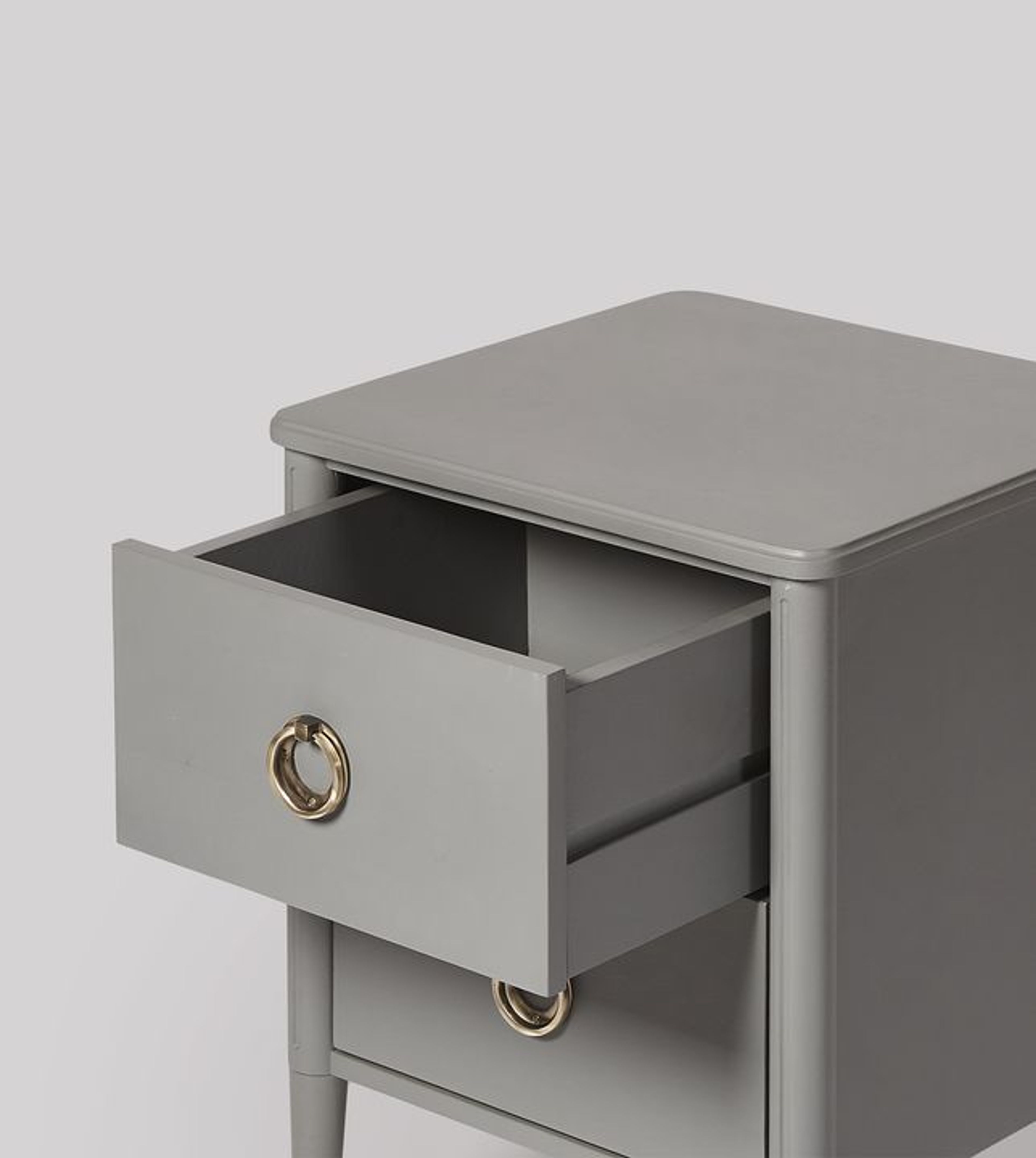 Grey Cape Bedside Table