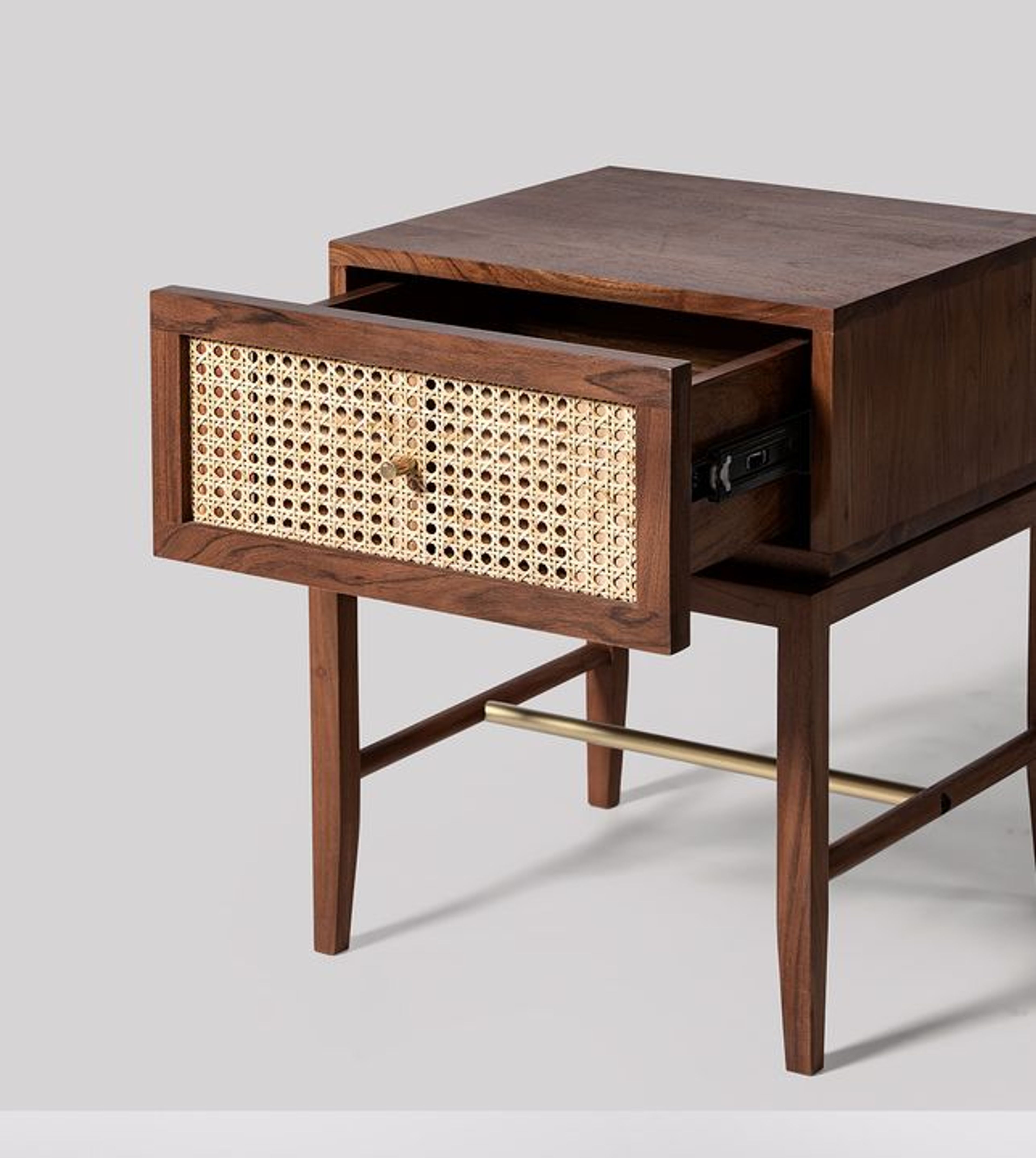 Cane Comfort Bedside Table