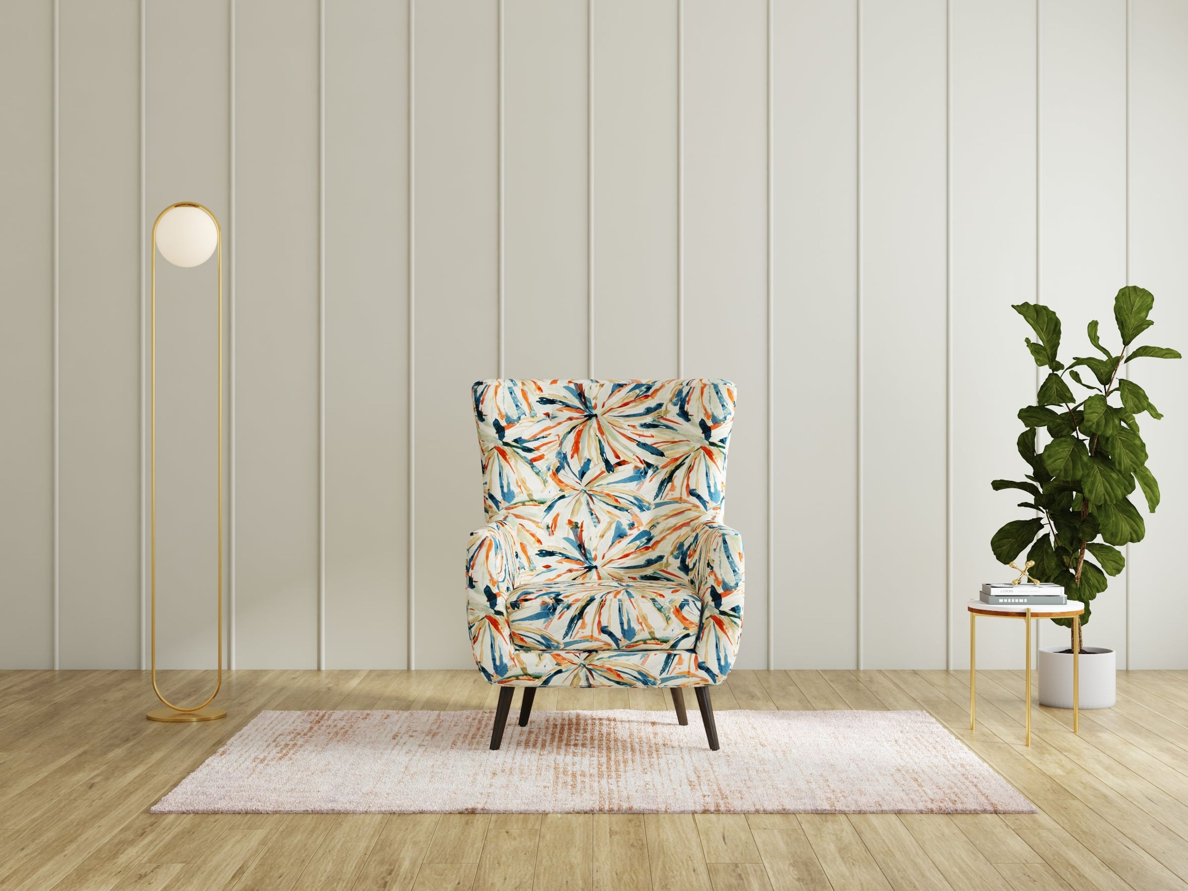 Avery Wingback Accent Chair