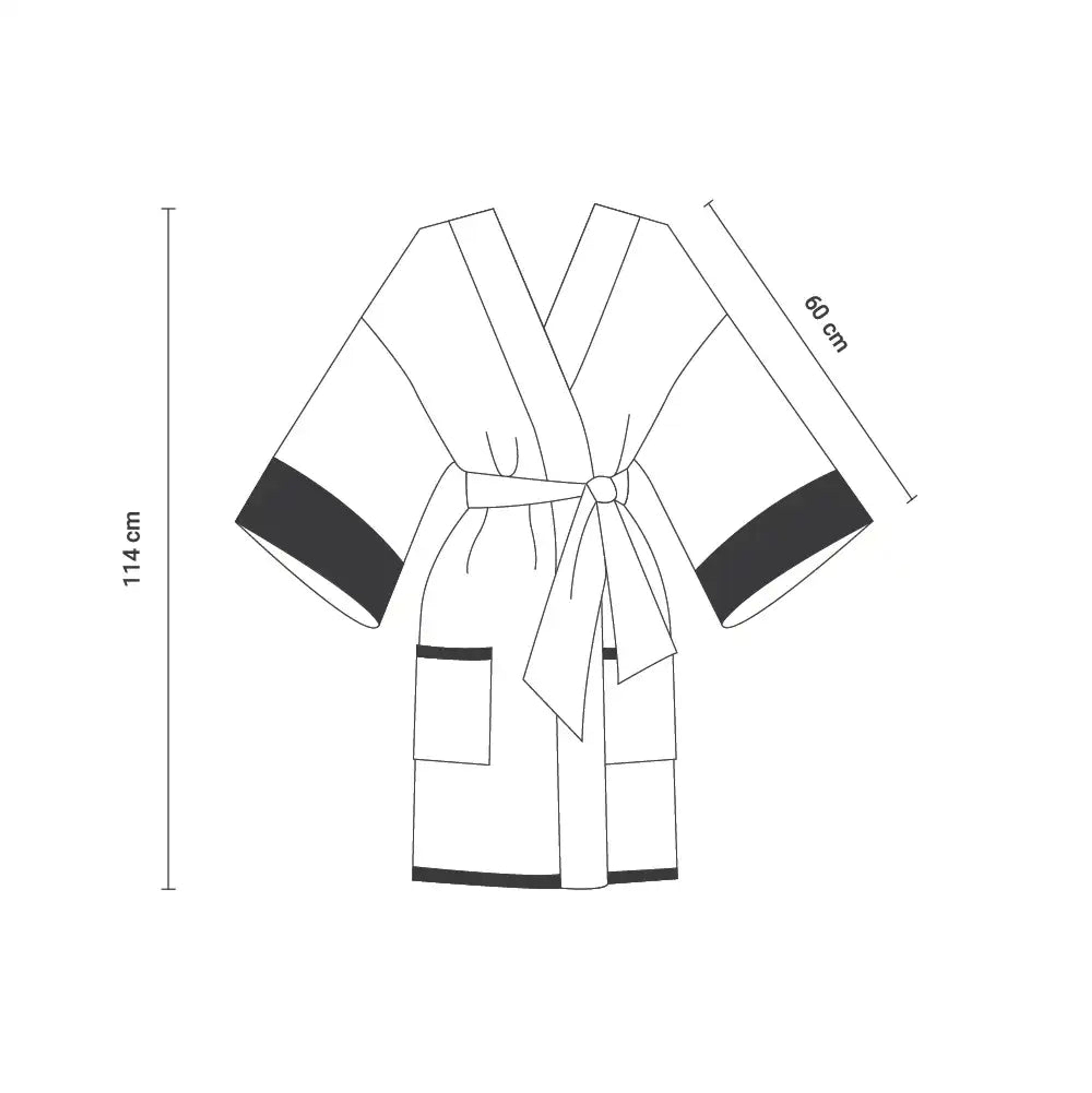 De Jacquard | Super Absorbent & Luxurious Bathrobe | With Decorative Jacquard Collar & Cuff