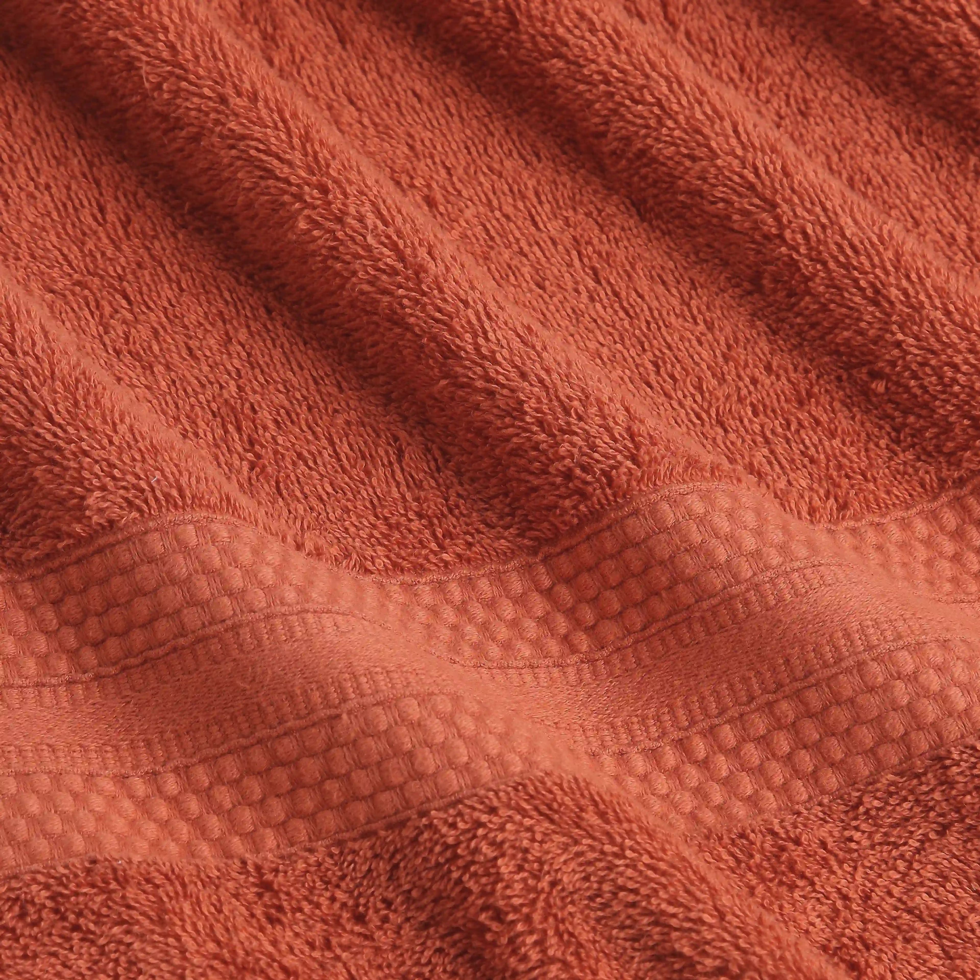 Paleto | Everyday Essentials Absorbent Ring Spun Cotton 8 Piece Terry Towel Set | Set of Bath, Hand & Face Towels