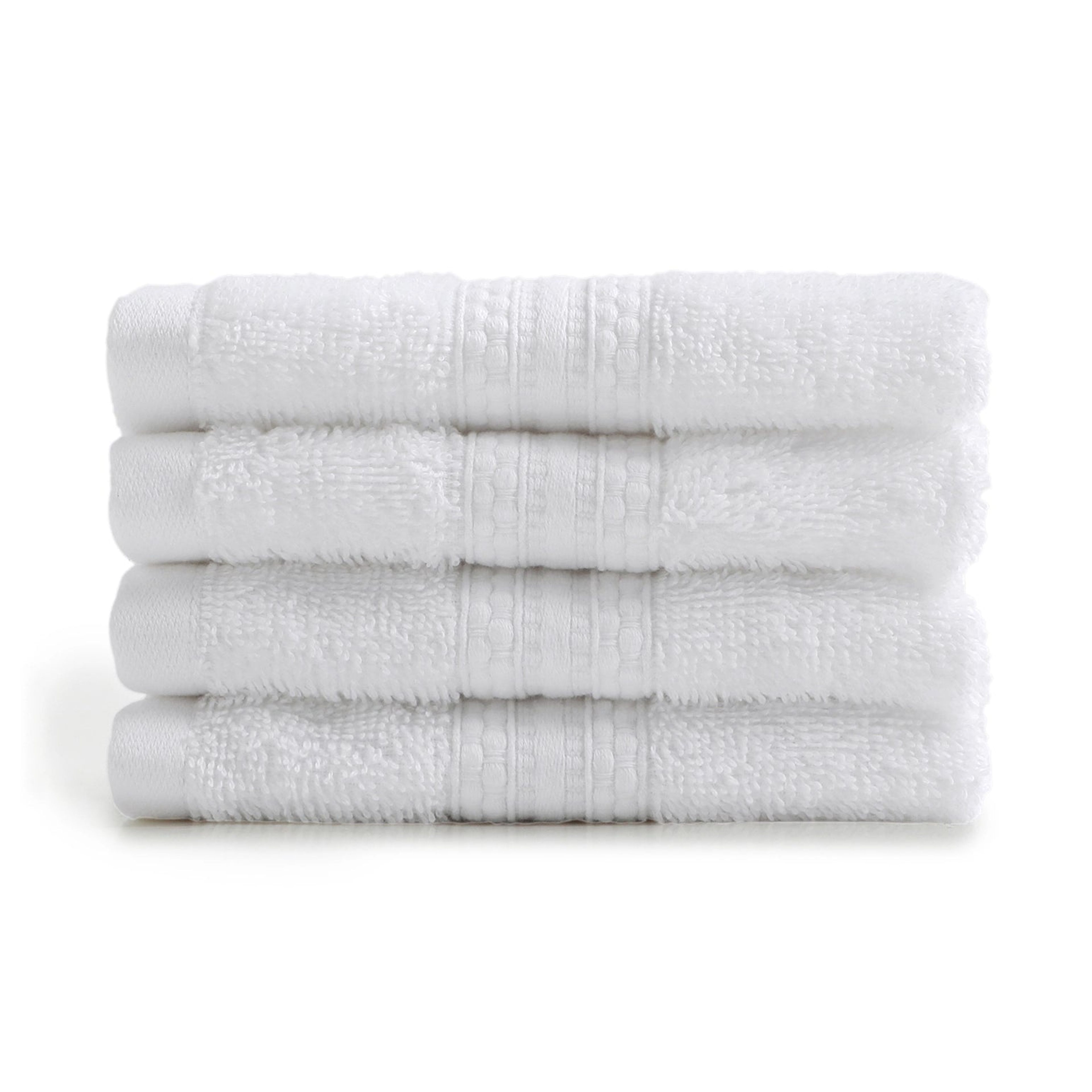 Paleto | Everyday Essentials Absorbent Ring Spun Cotton Terry Face Towels | Set of 4