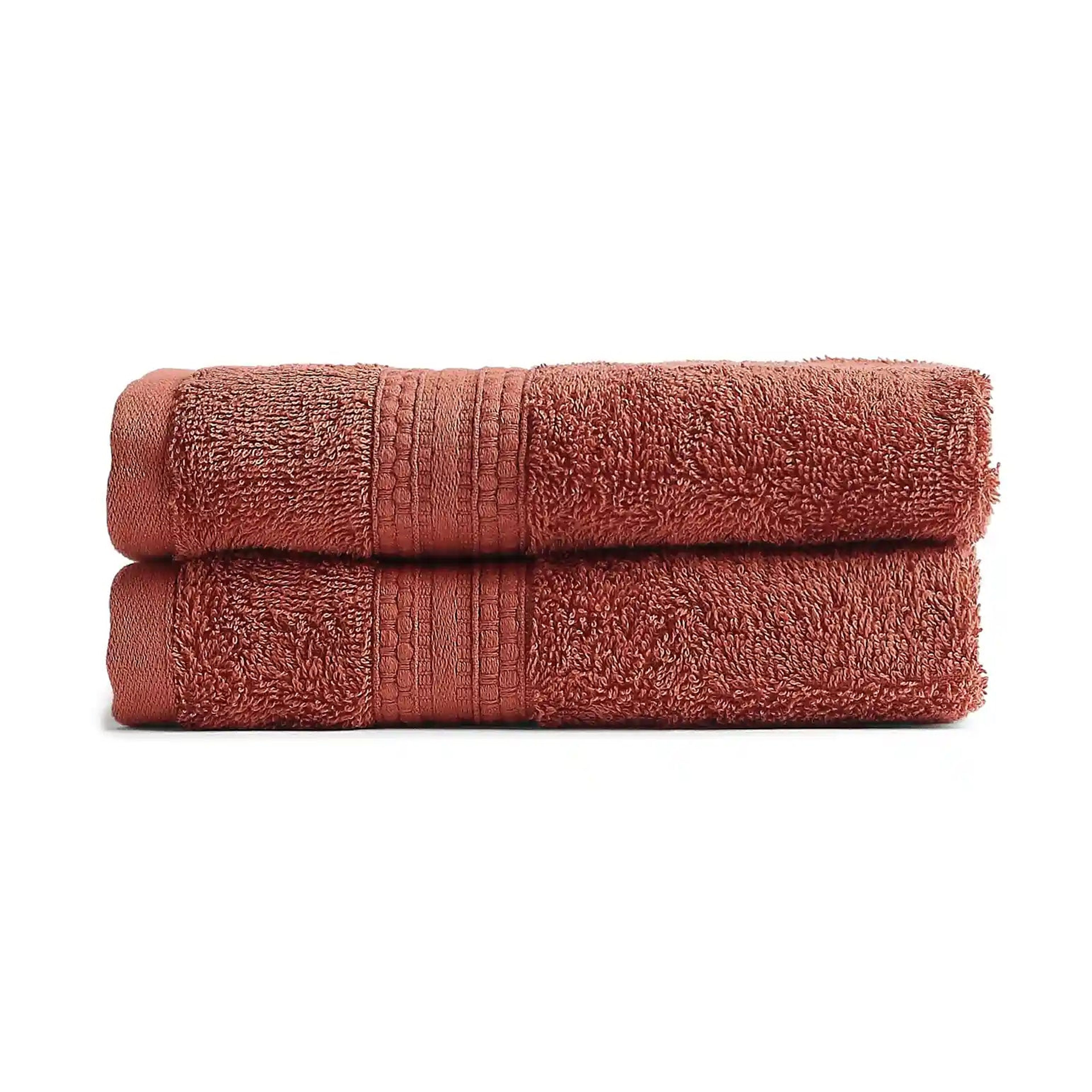 Paleto | Everyday Essentials Absorbent Ring Spun Cotton Terry Hand Towels | Set of 2