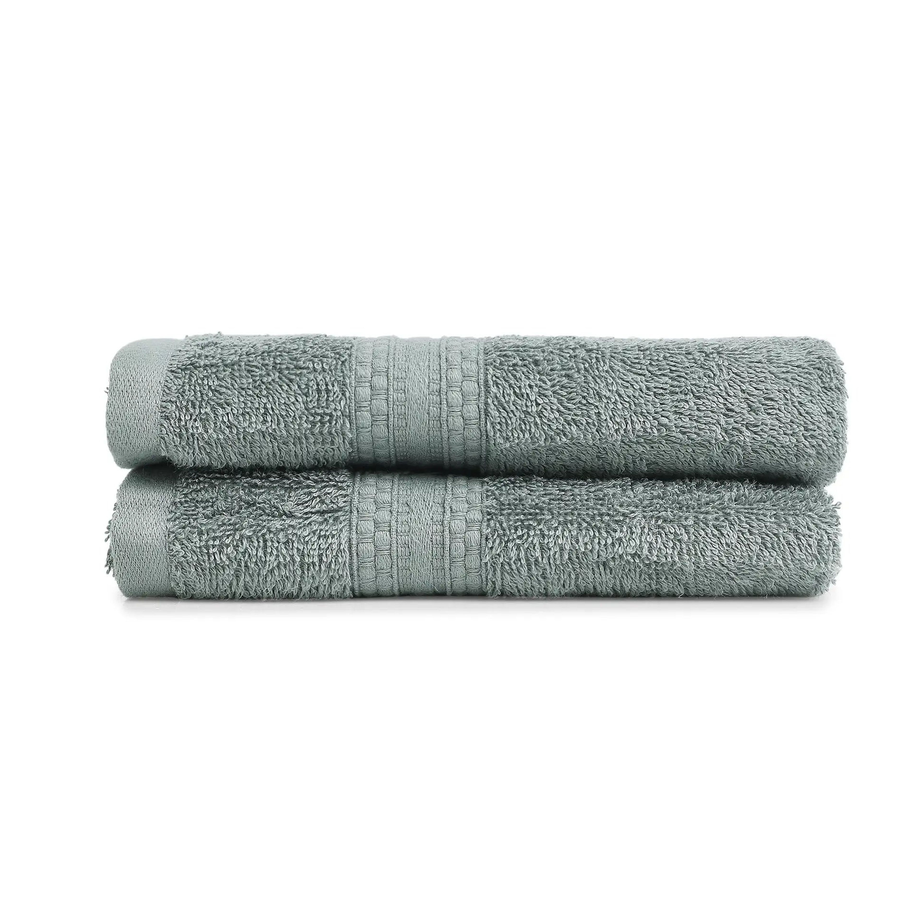 Paleto | Everyday Essentials Absorbent Ring Spun Cotton Terry Hand Towels | Set of 2
