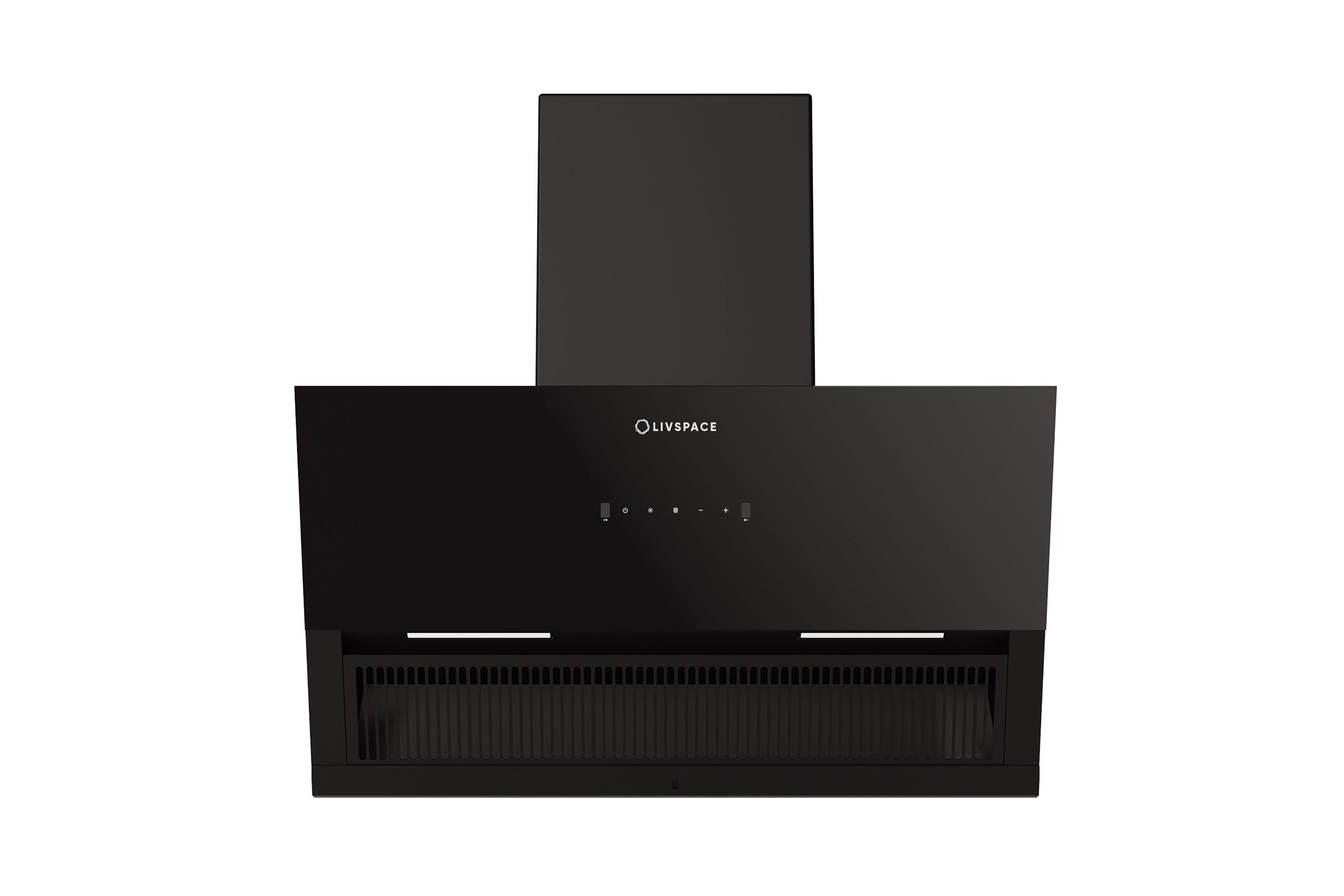 Optima by Livspace AutoClean Inclined Shape chimney 900mm size 1200m3/h suction power (Ducted) | Optima CH I 90