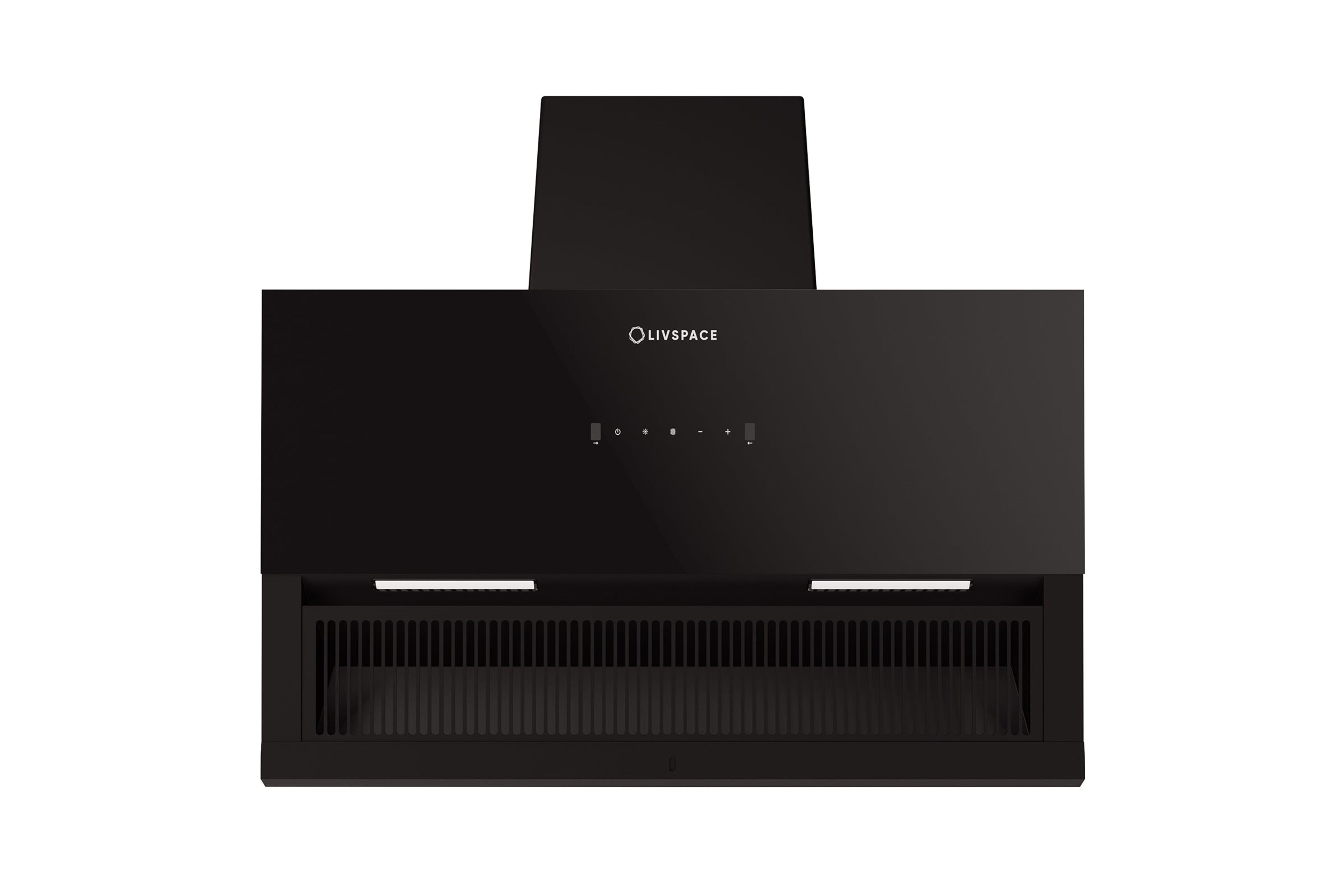 Optima by Livspace AutoClean Inclined Shape chimney 900mm size 1200m3/h suction power (Ducted) | Optima CH I 90