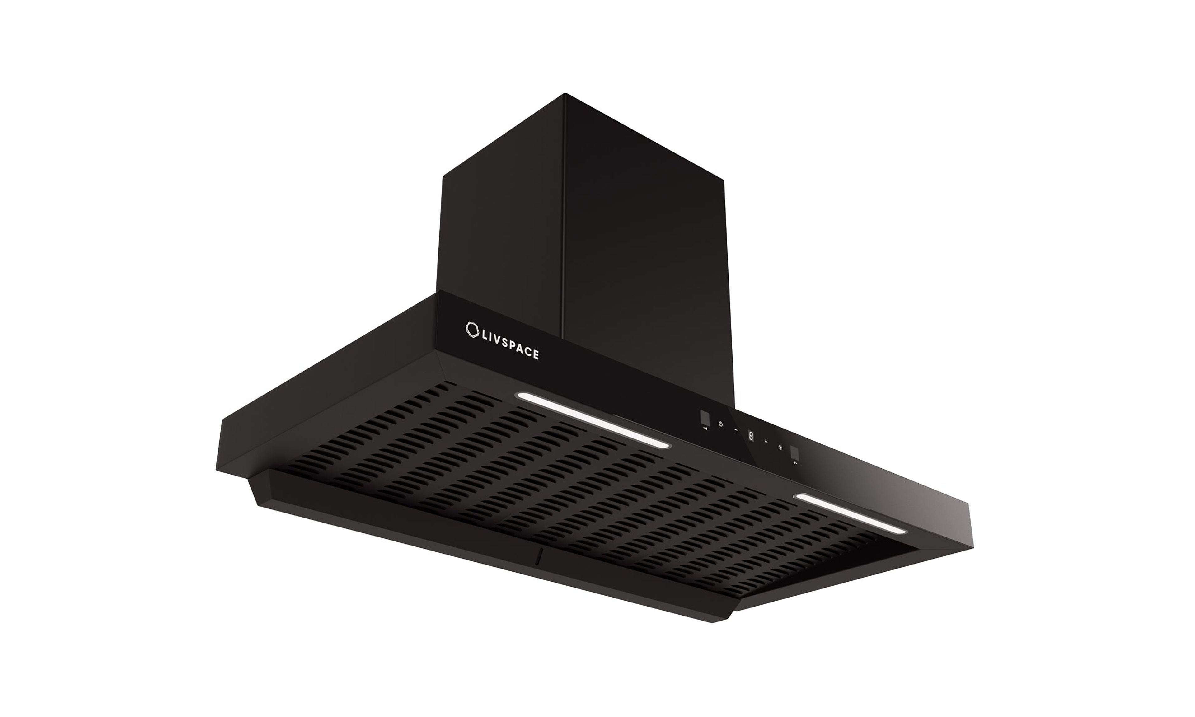 Optima by Livspace AutoClean T Shape chimney 900mm size 1200m3/h suction power (Ducted) | Optima CH T 90