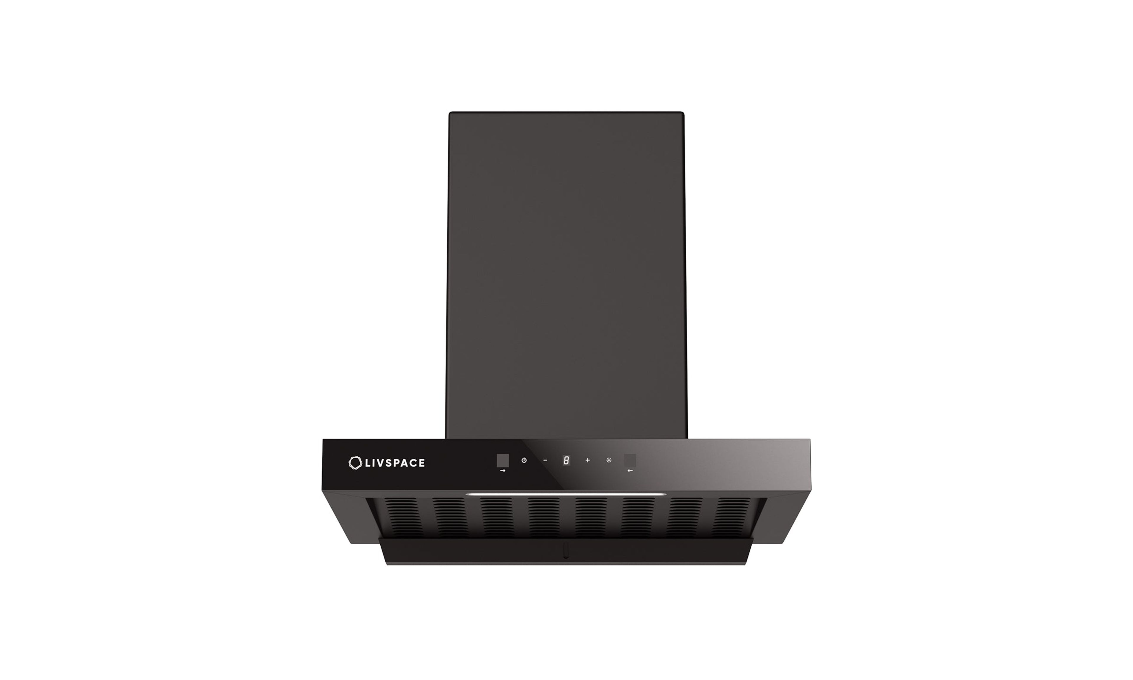 Optima by Livspace AutoClean T Shape chimney 600mm size 1200m3/h suction power (Ducted) | Optima CH T 60