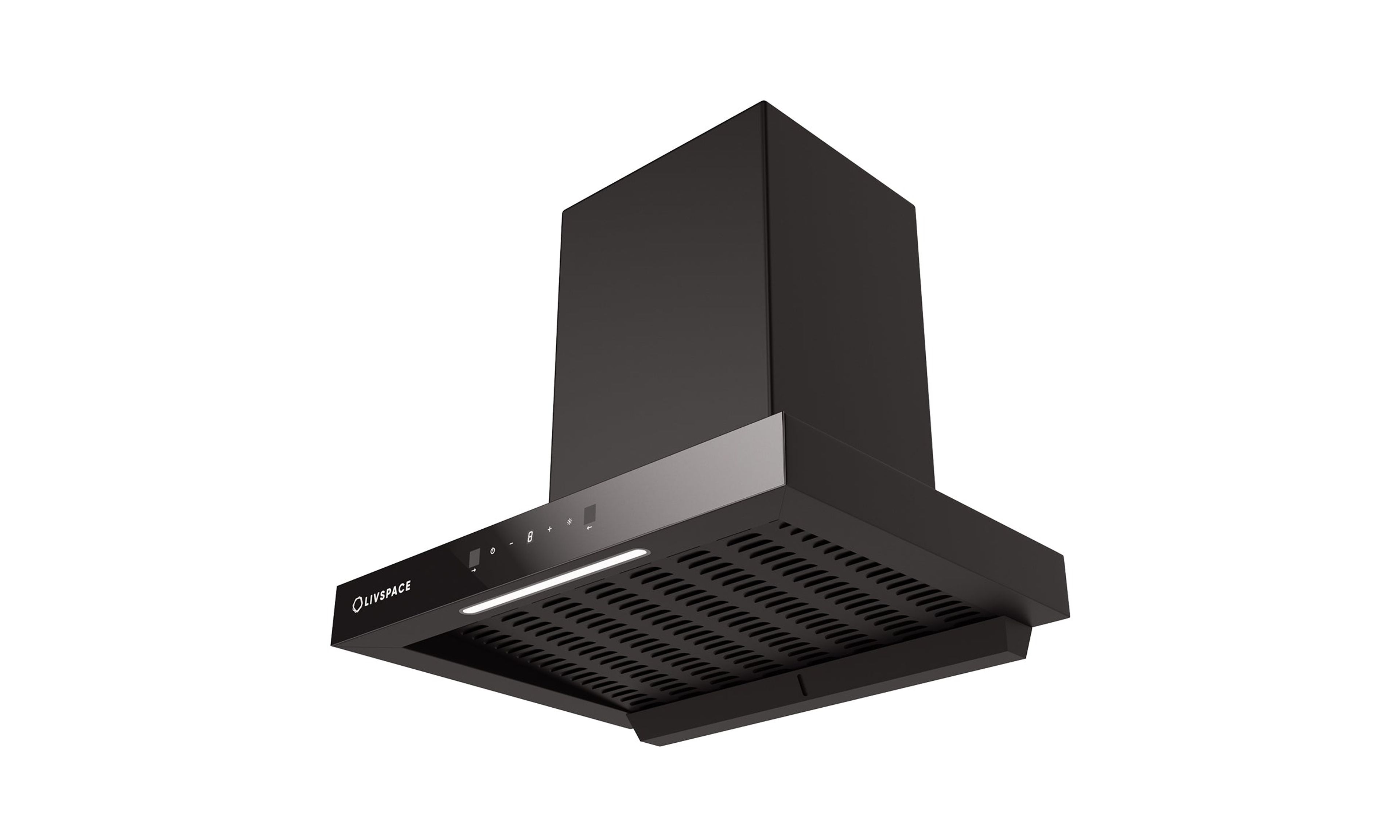 Optima by Livspace AutoClean T Shape chimney 600mm size 1200m3/h suction power (Ducted) | Optima CH T 60