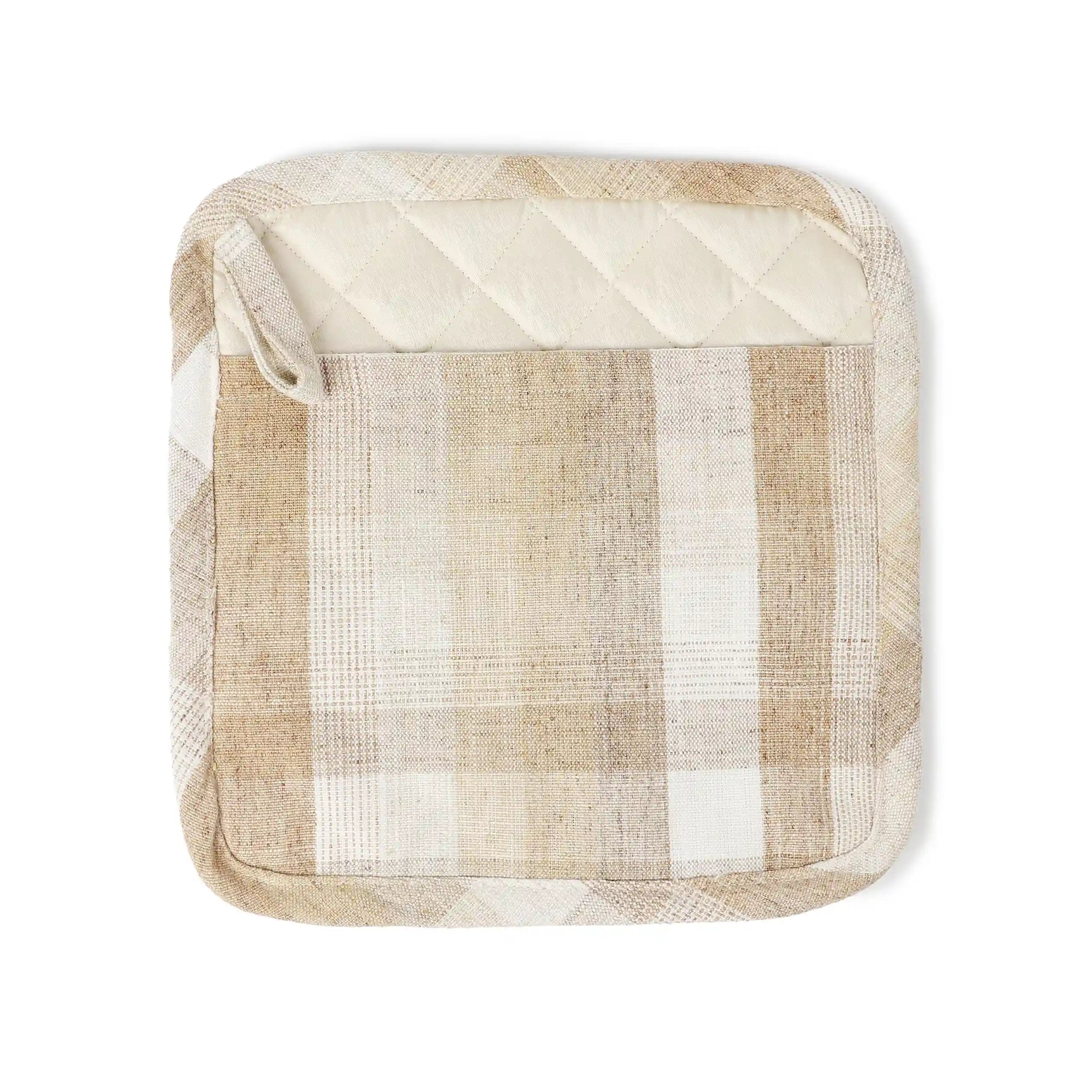 Kaleida | Countryside Charm Easy to Maintain Quilted Pot Holders | Designed for Protection | Set of 2